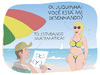 Cartoon: The mathematics of desire (small) by Wilmarx tagged summer,beach,graphics