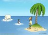 Cartoon: Visitantes (small) by Wilmarx tagged global warming desert island