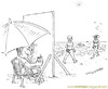 Cartoon: Vouyerism na praia (small) by Wilmarx tagged praia,vouyerism