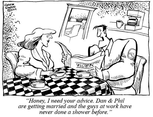 Cartoon: Modern Marriage (medium) by carol-simpson tagged gay,marriage,showers