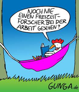 Cartoon: Freizeitforscher (medium) by Gunga tagged freizeitforscher