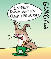 Cartoon: Teewurst (medium) by Gunga tagged teewurst