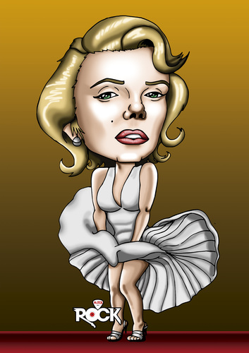 Cartoon: Marilyn Monroe (medium) by mitosdorock tagged marilyn,monroe
