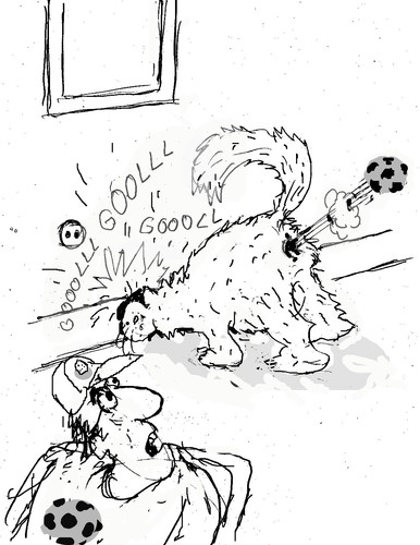 Cartoon: football (medium) by Miro tagged football
