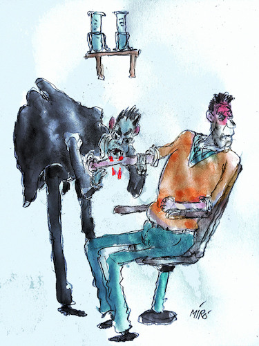 Cartoon: no text (medium) by Miro tagged no,text