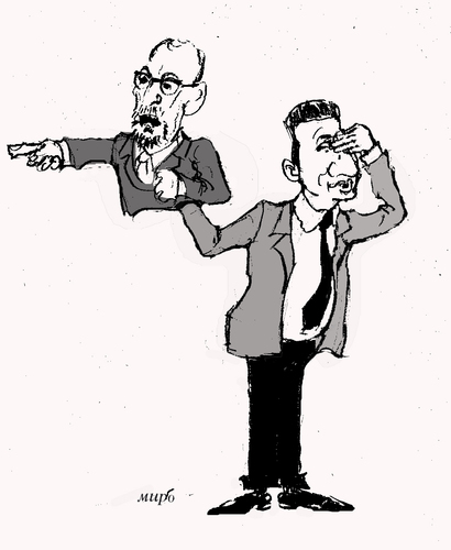 Cartoon: puppet (medium) by Miro tagged puppet