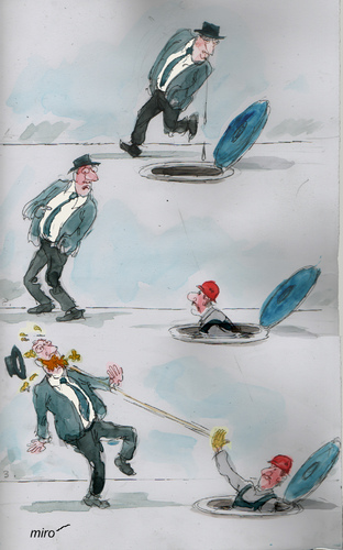 Cartoon: rematch (medium) by Miro tagged rematch