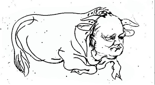 Cartoon: Winston Churchill (medium) by Miro tagged winston,churchill