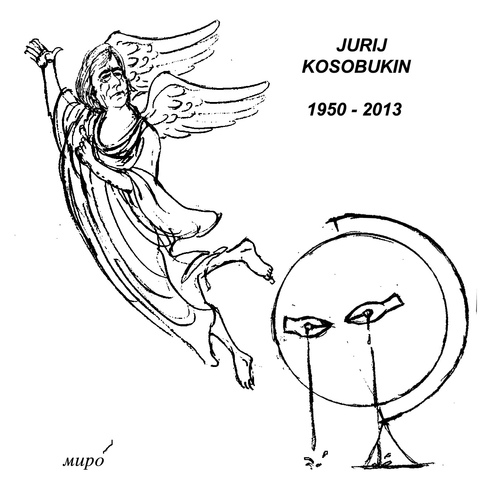 Cartoon: Yurij Kosobukin (medium) by Miro tagged jurij,kosobukin