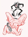 Cartoon: Deep water (small) by Miro tagged deep,water,sex,women