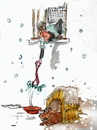 Cartoon: january (small) by Miro tagged janury
