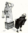 Cartoon: minister of justice (small) by Miro tagged minister of justice