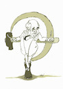 Cartoon: Miroslav Krleza (small) by Miro tagged 20,vek