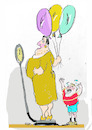 Cartoon: no text (small) by Miro tagged no,text