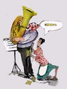 Cartoon: tuba (small) by Miro tagged tuba