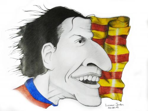 Cartoon: Ibrahimovic (medium) by LucianoJordan tagged grafite,futebol,ibrahimovic