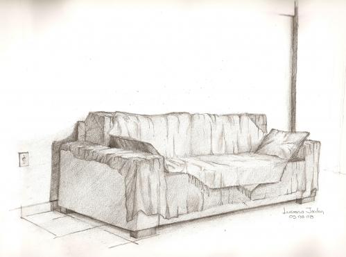 Cartoon: Sofa (medium) by LucianoJordan tagged grafite,sofa,sala