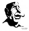 Cartoon: Quel - Black (small) by LucianoJordan tagged desenho,quel,caricatura,photoshop,tablet
