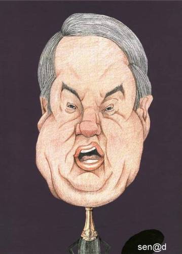 Cartoon: Boris Jelcin (medium) by Senad tagged boris,jelcin,senad,nadarevic,bosnia,bosna,karikatura