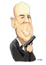 Cartoon: Bruce Willis (small) by Senad tagged bruce,willis,senad,nadarevic,bosnia,bosna,karikatura