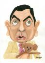 Cartoon: Mr Bean (small) by Senad tagged atkinson,bean,senad,nadarevic,bosnia,bosna,karikatura
