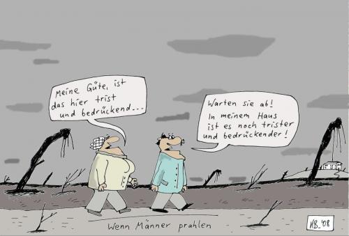 Cartoon: Düsternis (medium) by Leichnam tagged düsternis,ödnis,kargheit