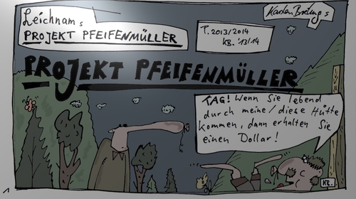 Cartoon: PP (medium) by Leichnam tagged pp,projekt,pfeifenmüller,grusel,leichnamcomic,geister,und,gespenster,horror