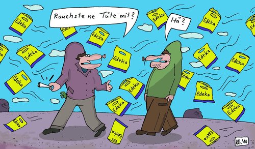 Cartoon: rauchen (medium) by Leichnam tagged rauchen,raucher,tüte,natur,leichnam,kraut,joint,edeka,raucherfrage,wind,sturm