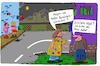 Cartoon: An der Straße (small) by Leichnam tagged straße,bordstein,bordsteinschwalben,heiß,vögel,erhitzt,leichnam,leichnamcartoon