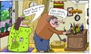 Cartoon: Detlef (small) by Leichnam tagged detlef,dutt,haare,frisur,ehe,gern,schluckerli,alkohol,hausbar,mixer