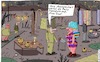 Cartoon: Die Party (small) by Leichnam tagged party,feier,anwesenheit,sexbombe,dost,wasser,brot,düster,dunkel,leichnam,leichnamcartoon