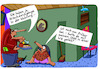 Cartoon: Erstaunen (small) by Leichnam tagged erstaunen,leichnamcartoon,durchgang,chef,boss,kriechen,unterwerfung,untertan