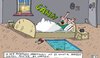 Cartoon: GÄHN! (small) by Leichnam tagged gähn,morgens,aufwachen,wecker,arbeitswelt,beruf,aufstehen,pflicht,sonnenaufgang