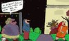 Cartoon: Innige Blicke (small) by Leichnam tagged innig,blicke,medusa,gorgone,nacht,eheweib,eifersucht