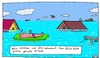 Cartoon: Justus (small) by Leichnam tagged justus,sommer,sonne,urlaub,hitze,freizeit,wasser,schwimmen,plantschen,luftmatratze,überschwemmung,flut,dächer