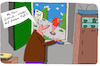 Cartoon: JVA (small) by Leichnam tagged jva,gittrich,fenster,gefängnis,frei,fuß,leichnam,leichnamcartoon