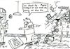 Cartoon: Nachwerk (small) by Leichnam tagged nachwerk,vorwerk,vertreter,staubsauger,vorführung