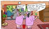 Cartoon: Putzfrauen (small) by Leichnam tagged putzfrauen,reinigungskräfte,berufung,staub,schmutz,verflixt,wischwasser,staubwedel,zimmer,räume,wohnung