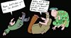 Cartoon: Rikky-Lennox (small) by Leichnam tagged rikky,lennox,nichts,raum,frage,beantwortung