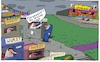 Cartoon: Rummel (small) by Leichnam tagged rummel,schausteller,wurst,verkauf,buden,geisterbahn,fahrgeschäft,leichnam,leichnamcartoon