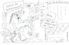 Cartoon: Tja ... (small) by Leichnam tagged leichnam,leichnamcartoon,hochzeitsnacht,couch,befehl