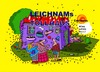 Cartoon: Tollhaus (small) by Leichnam tagged tollhaus,leichnamcartoon