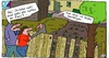 Cartoon: Unfassbar! (small) by Leichnam tagged unfassbar,busengrapscher,belästigung,sexuell,bestätigung,frechheit,unerhört,grundstück,garten,zaunslatten,lücken