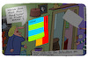 Cartoon: Zimmer (small) by Leichnam tagged zimmer,neon,kinderzimmer,handtücher,fies,betrachter,weglassen,leichnam,leichnamcartoon