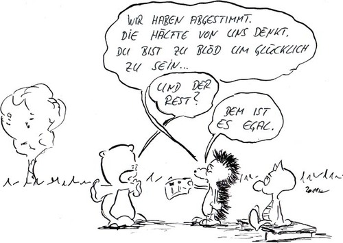 Cartoon: 120 min bis zum rest deines lebe (medium) by kusubi tagged kusubi