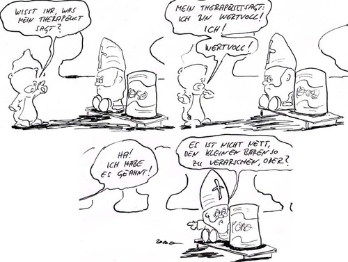 Cartoon: bittersüß (medium) by kusubi tagged kusubi