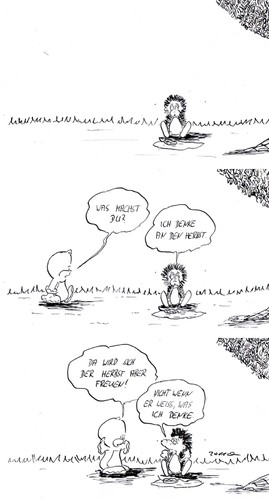 Cartoon: Die fliege (medium) by kusubi tagged kusubi