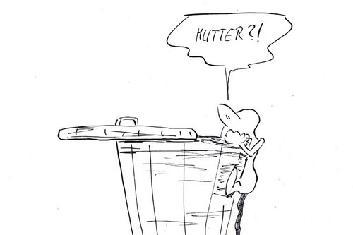 Cartoon: Erbrochenes (medium) by kusubi tagged kusubi