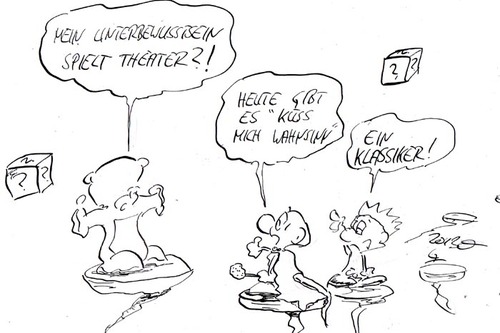 Cartoon: erste Reihe (medium) by kusubi tagged kusubi