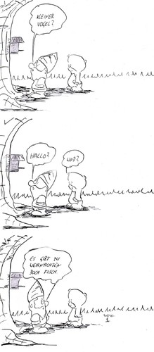 Cartoon: nach Süden (medium) by kusubi tagged kusubi